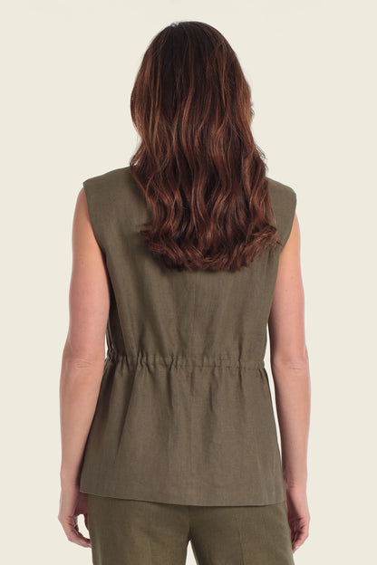 Gerry Weber Green Jungle 0 Long Green Vest SKU: N64701_174 Image 02