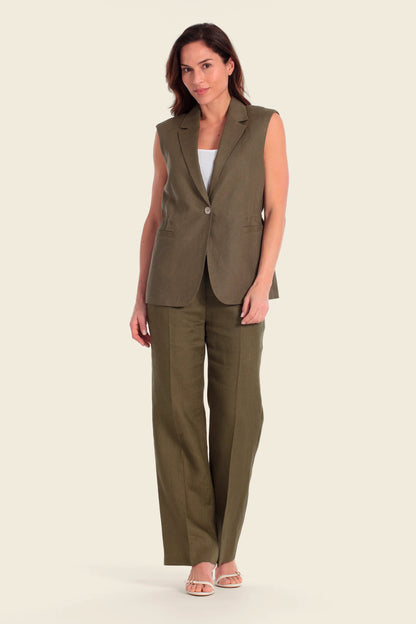 Gerry Weber Green Jungle 0 Long Green Vest SKU: N64701_174 Image 03