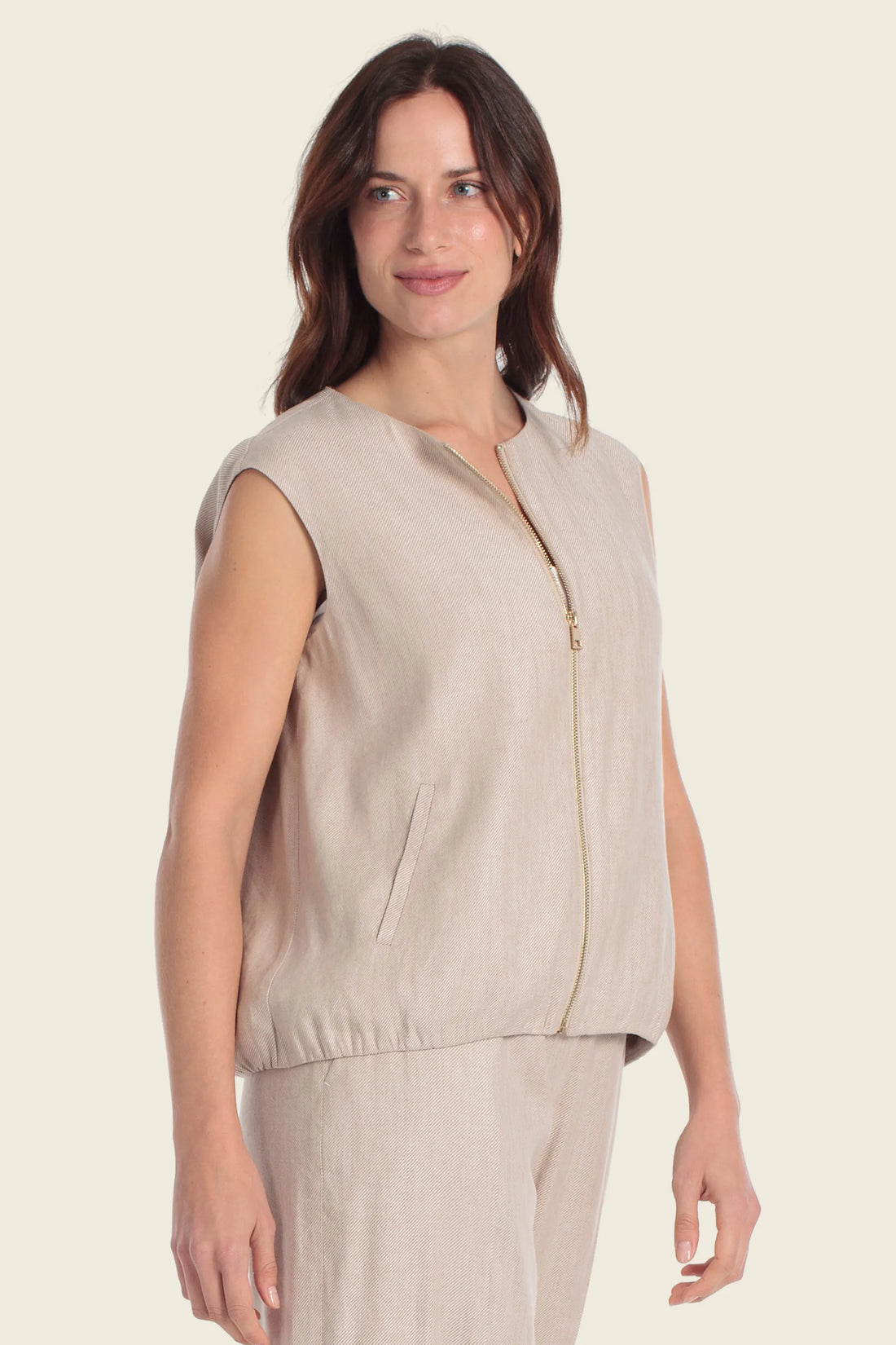 Gerry Weber Sandshell Women Waistcoat SKU: N64702_671 Image 01