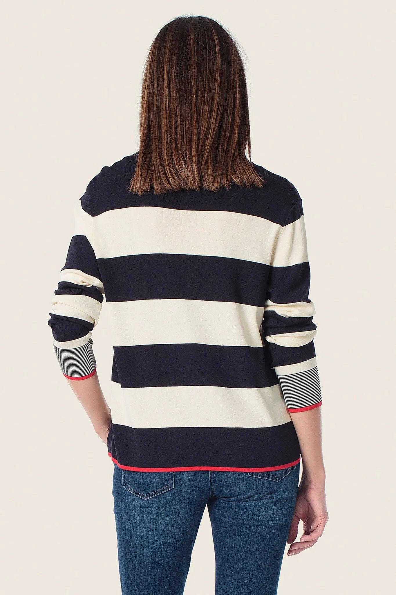 Gerry Weber Blue Navy Women Knitted Jacket SKU: N64822_104 Image 02