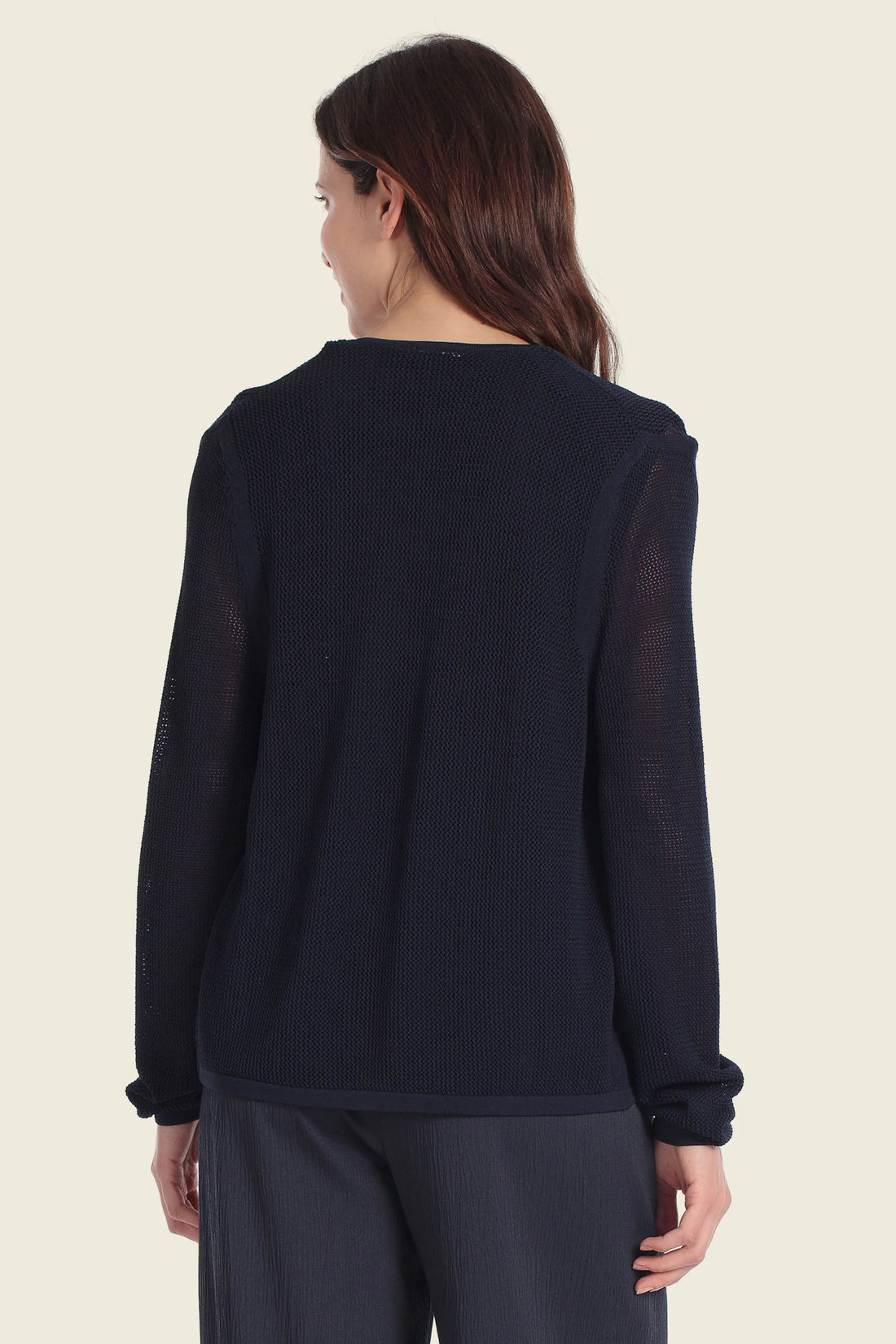 Gerry Weber Blue Night 0 Short Knitted Cardigan SKU: N64844_246 Image 02