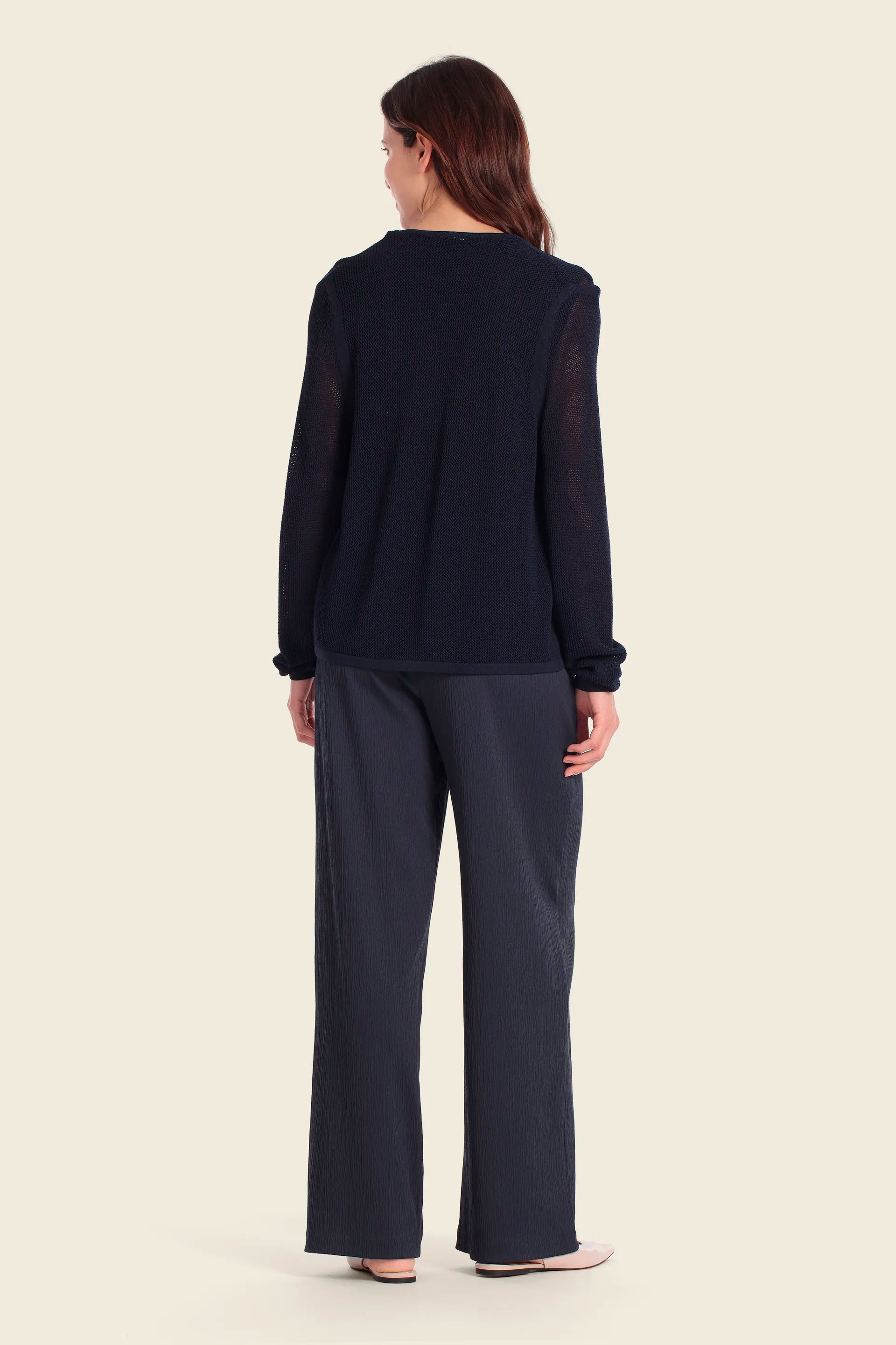 Gerry Weber Blue Night 0 Short Knitted Cardigan SKU: N64844_246 Image 04