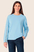 Gerry Weber Blue Sky 0 Blue Sweatshirt With Sleeve Zippers SKU: N66000_125 Image 01