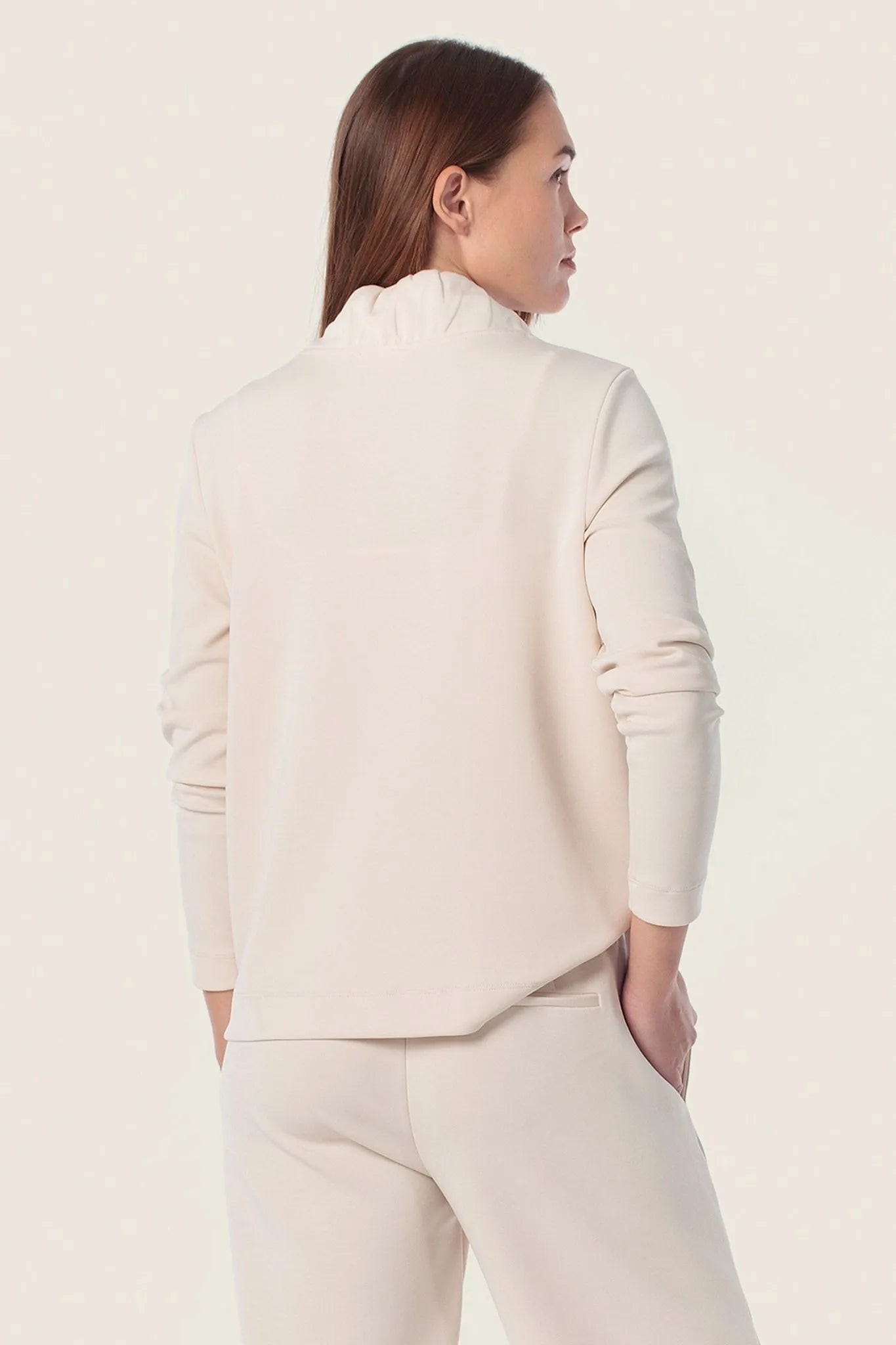 Gerry Weber Beige Sand Women Hoodie SKU: N66001_129 Image 02