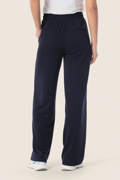 Gerry Weber Blue Navy 0 Elastic Waist Trousers SKU: N67006_104 Image 02