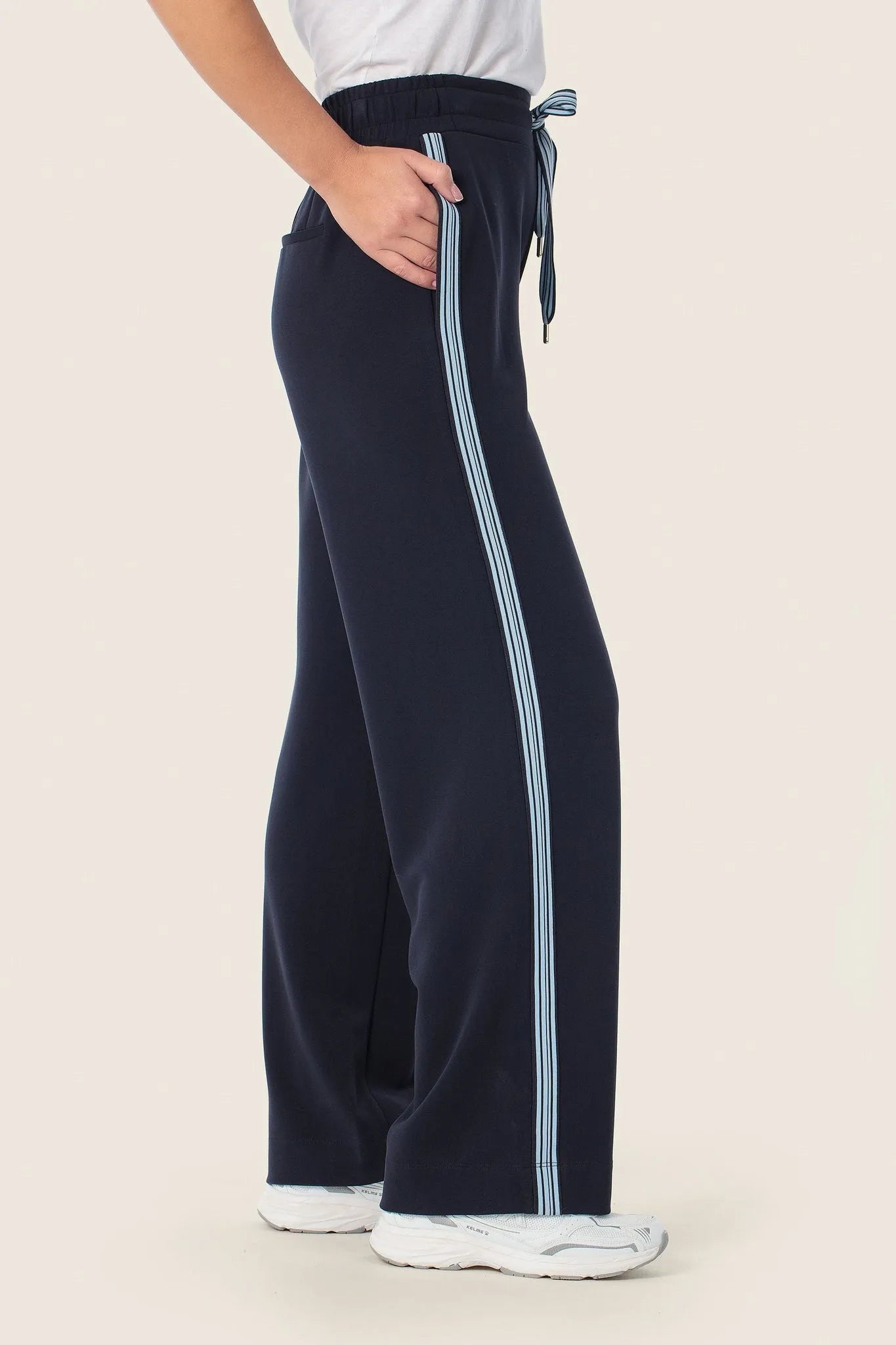 Gerry Weber Blue Navy Women Elastic Waist Pants SKU: N67006_104 Image 06