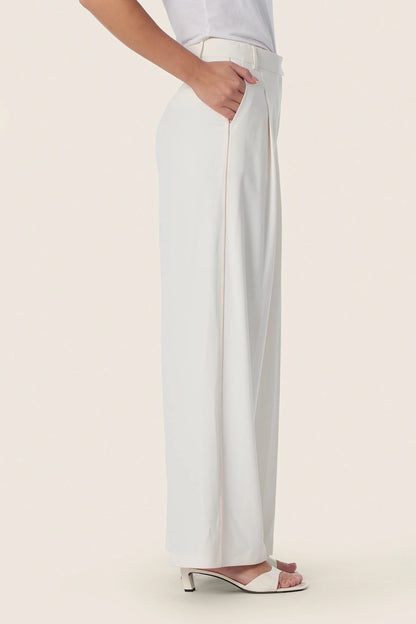 Gerry Weber White Nacre 0 White Dress Trousers SKU: N67007_222 Image 03