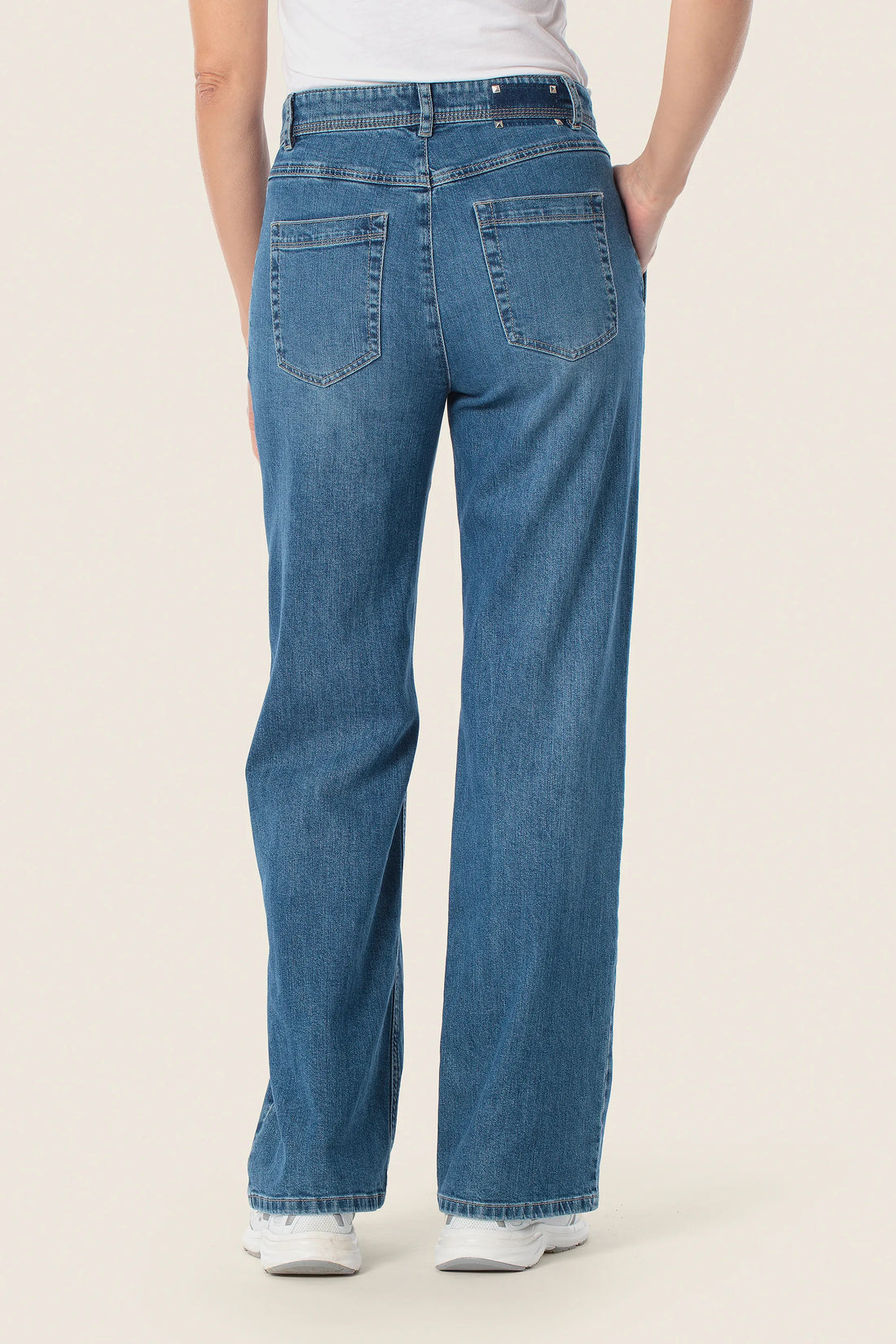 Gerry Weber Blue Medium Denim 0 Blue High-waist Jeans SKU: N67010_396 Image 02