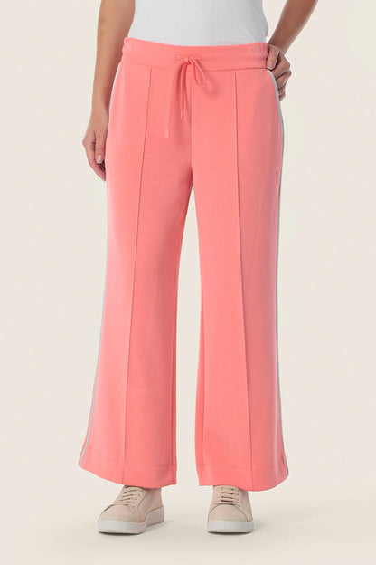 Gerry Weber Orange Coral 0 Cropped Wide Leg Sweatpants SKU: N67017_181 Image 01