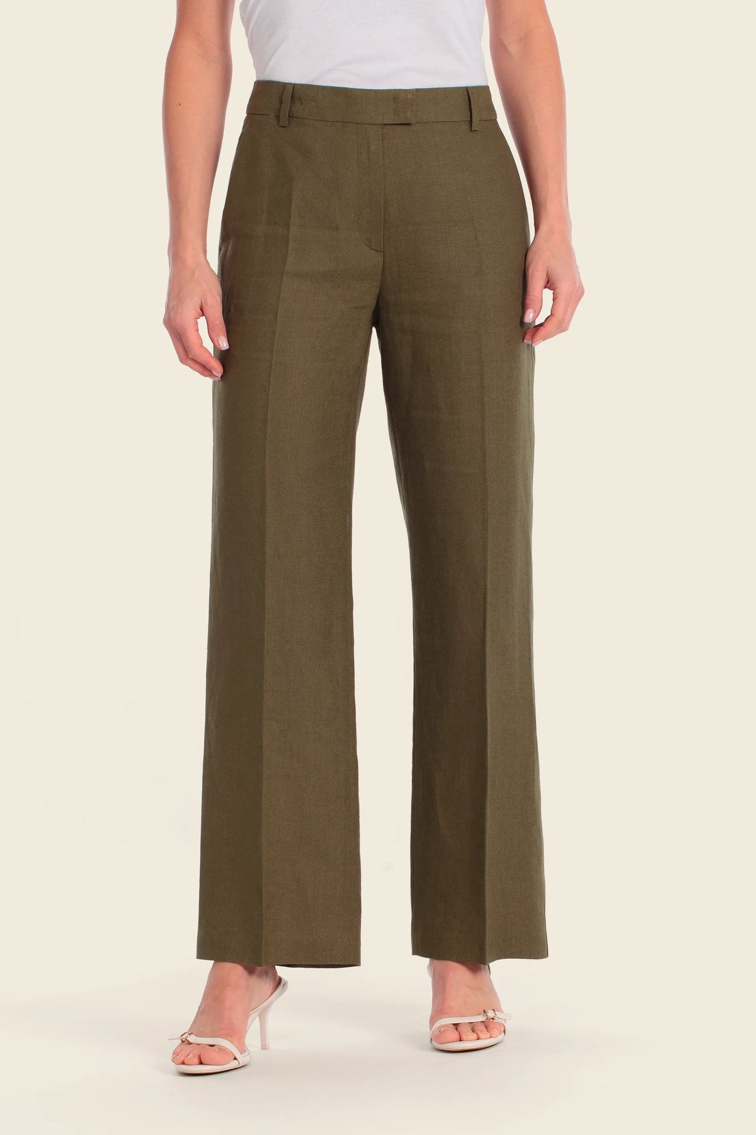 Gerry Weber Green Jungle 0 Green Dress Trousers SKU: N67021_174 Image 01