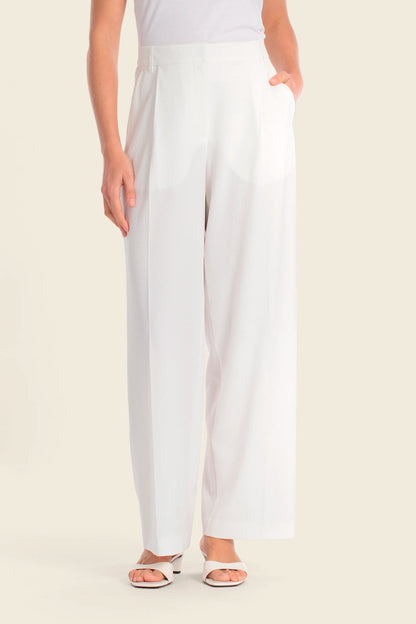 Gerry Weber White Off White 0 White Dress Trousers SKU: N67037_121 Image 01