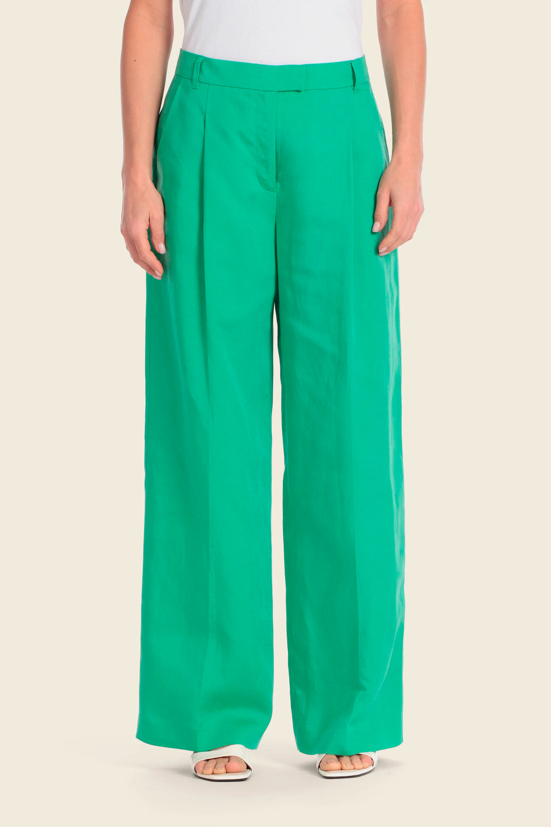 Gerry Weber Green Spring Women Wide Trouser SKU: N67058_620 Image 01