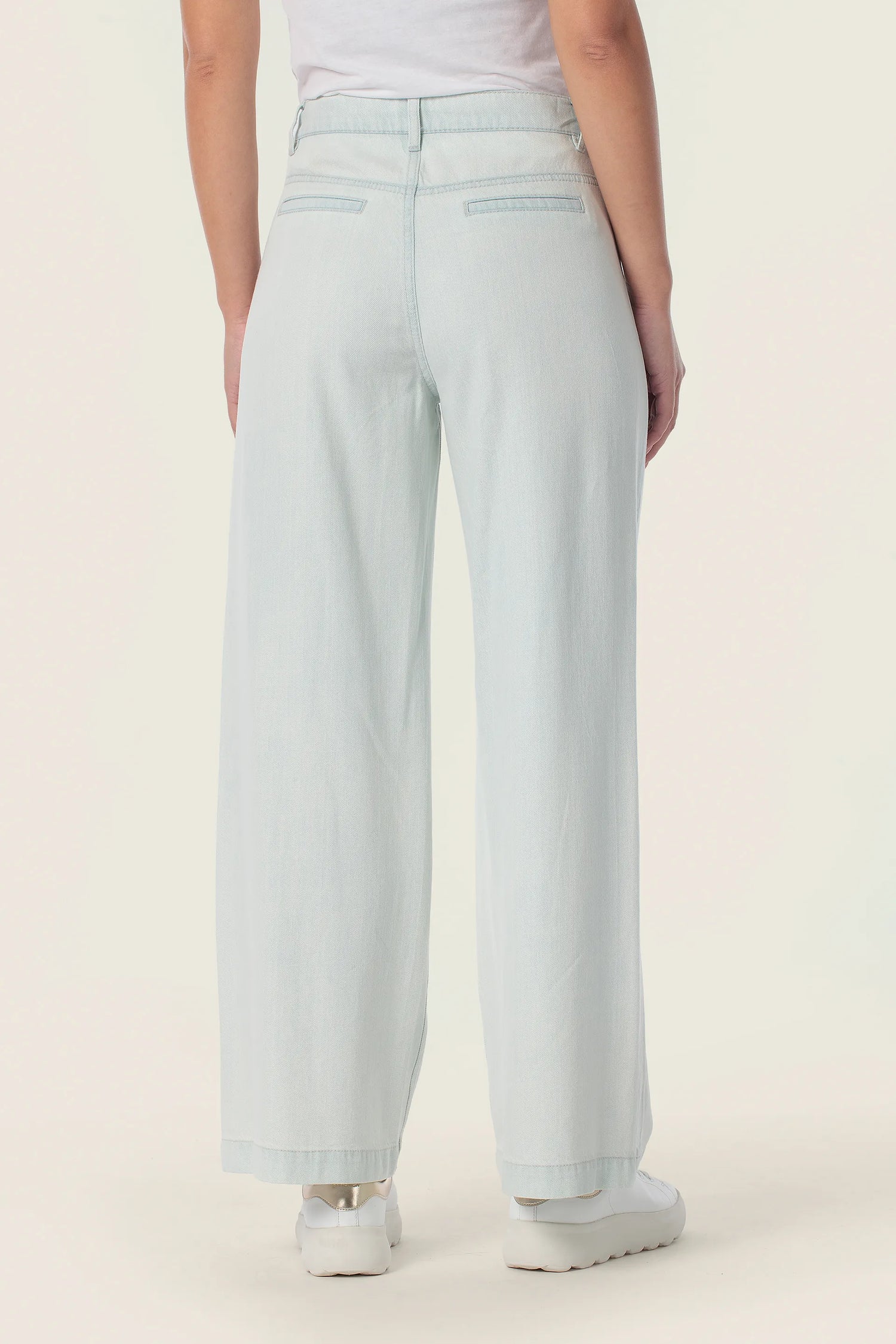 Gerry Weber Blue Light Denim 0 Blue Basic Trousers SKU: N67075_395 Image 02