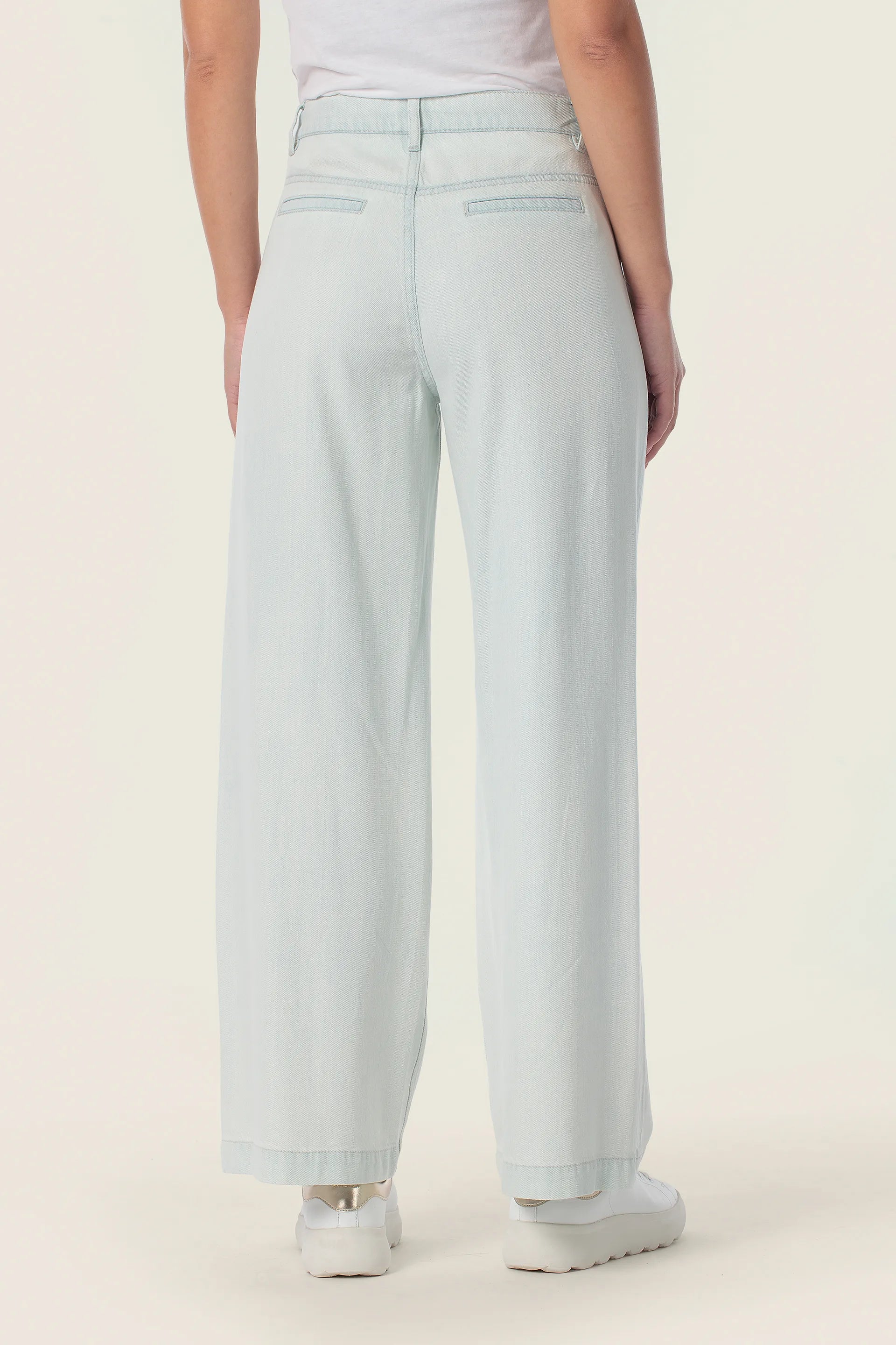 Gerry Weber Blue Light Denim 0 Blue Basic Trousers SKU: N67075_395 Image 02