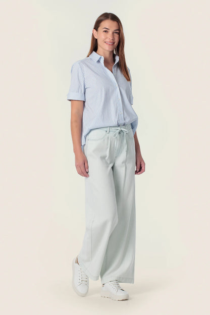 Gerry Weber Blue Light Denim 0 Blue Basic Trousers SKU: N67075_395 Image 03