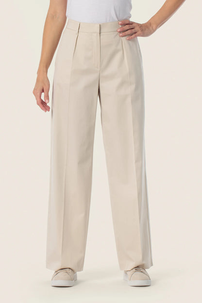 Gerry Weber Beige Sand 0 Beige Basic Trousers SKU: N67089_129 Image 01