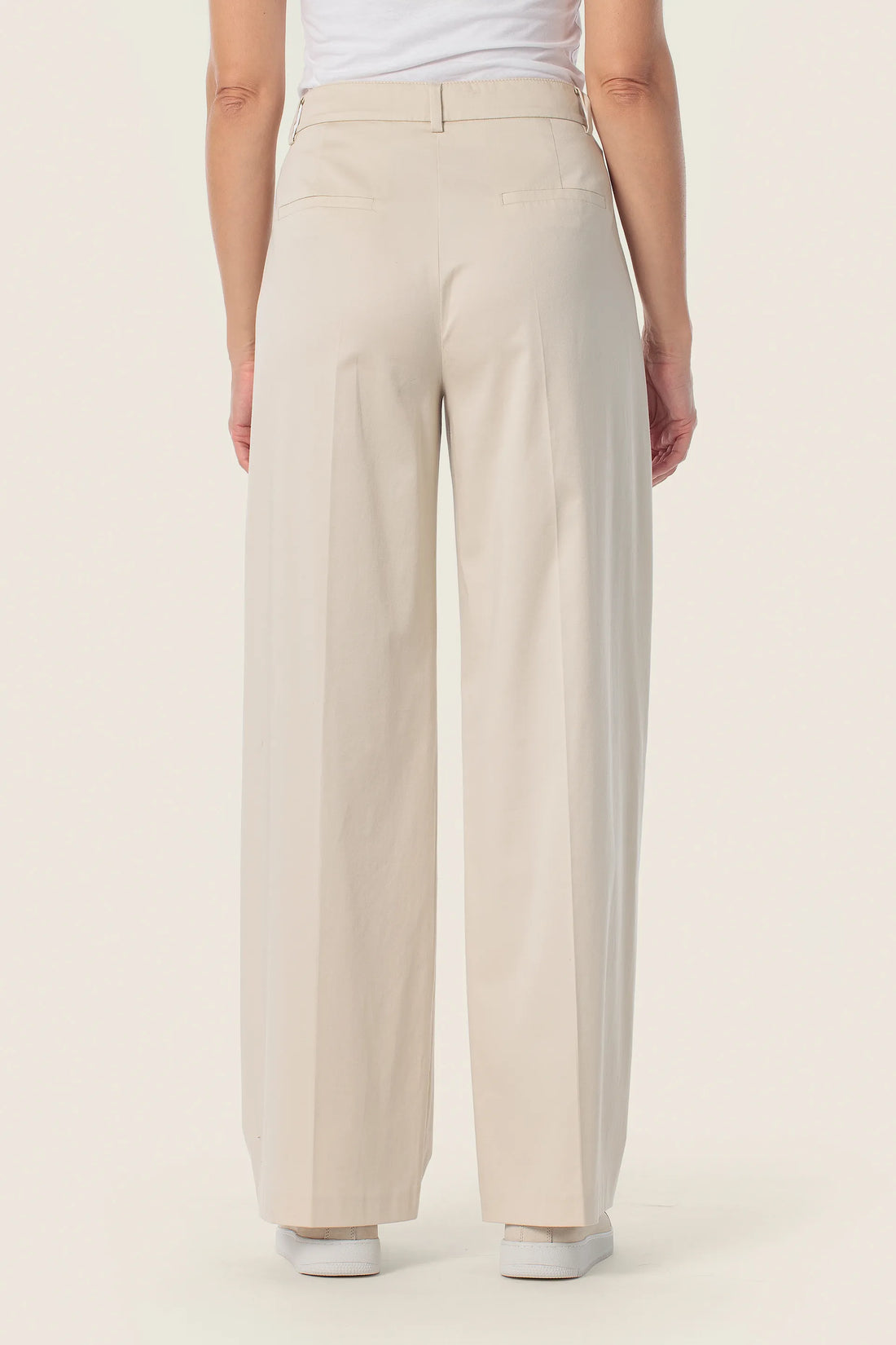 Gerry Weber Beige Sand 0 Beige Basic Trousers SKU: N67089_129 Image 02