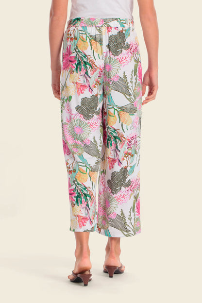 Gerry Weber Flower Print 0 Printed Slip On Trousers SKU: N67096_667 Image 02