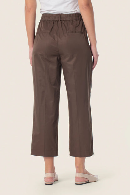Gerry Weber Brown Chestnut 0 Brown Cropped Trousers SKU: N67106_357 Image 02