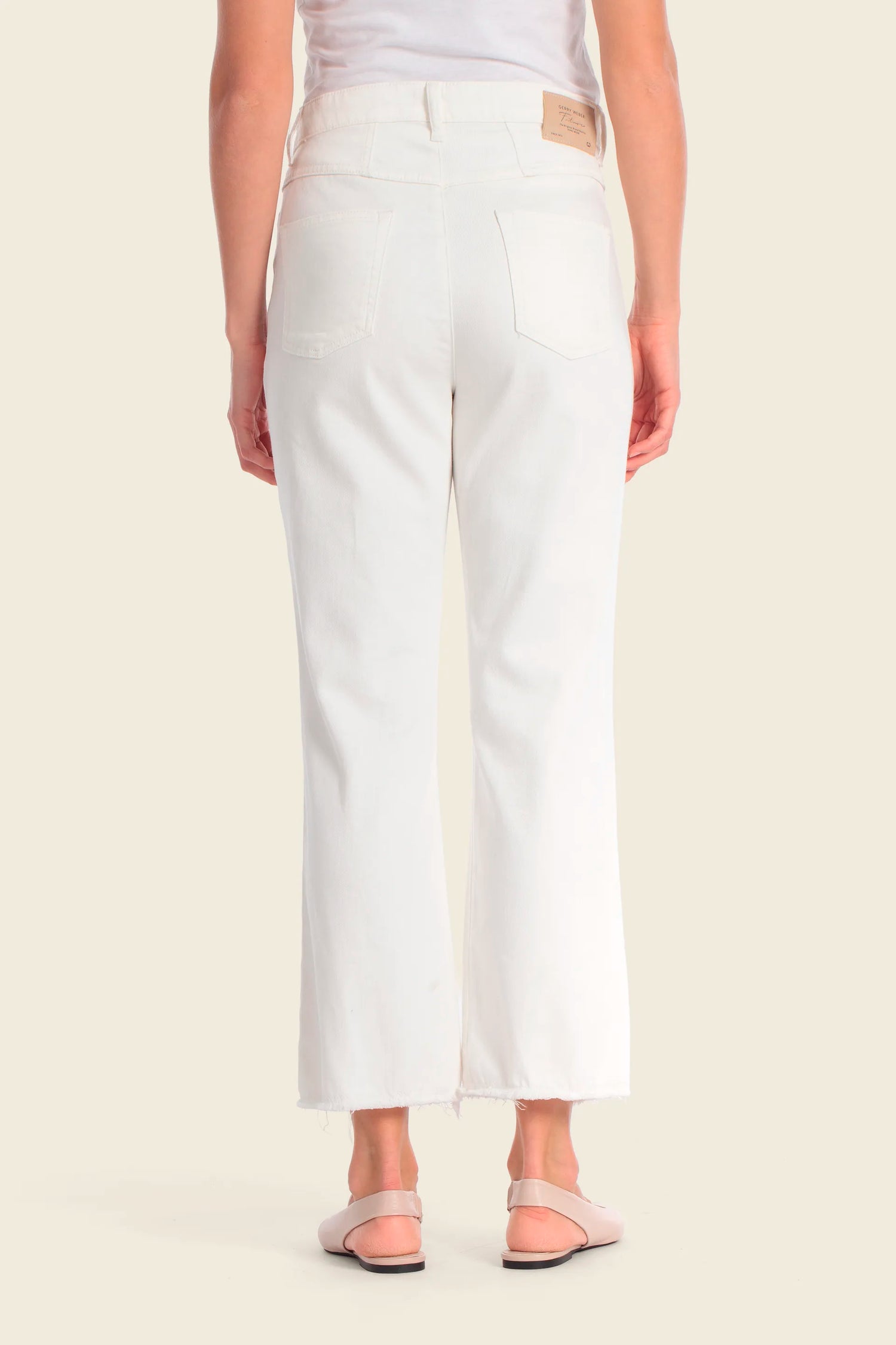 Gerry Weber White Off White 0 White Cropped Jeans SKU: N67112_121 Image 02