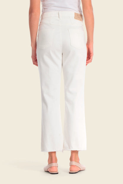 Gerry Weber White Off White 0 White Cropped Jeans SKU: N67112_121 Image 02