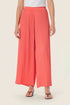 Gerry Weber Red Lobster 0 Pleated Wide Leg Slip On Trousers SKU: N67114_302 Image 01
