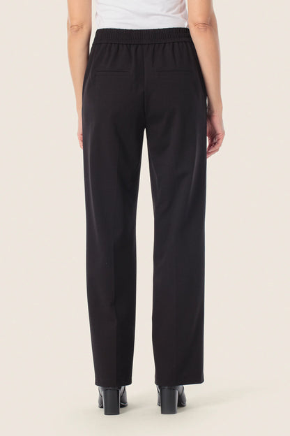 Gerry Weber Black 0 Black Slip On Trousers SKU: N67413_120 Image 02