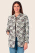 Gerry Weber Green Safari 0 Long Printed Blazer SKU: N68506_256 Image 01