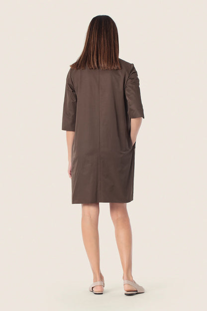 Gerry Weber Brown Chestnut 0 Brown Shirt Style Dress SKU: N68511_357 Image 02