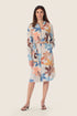 Gerry Weber Beige Elm Tree 0 Shirt Style Printed Dress SKU: N68518_393 Image 01