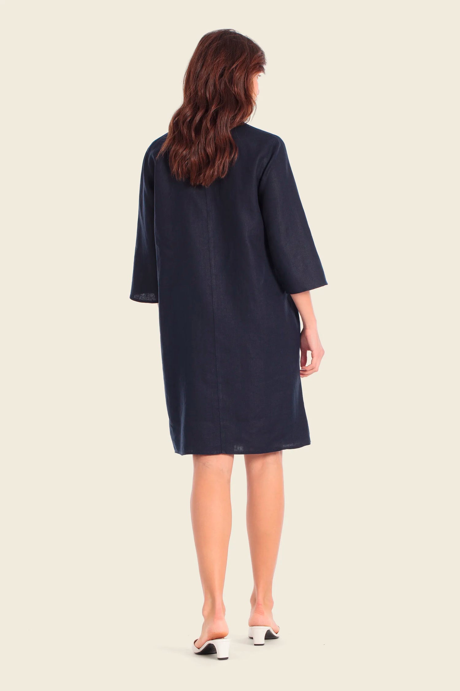 Gerry Weber Blue Navy 0 Blue Shirt Style Dress SKU: N68520_104 Image 02