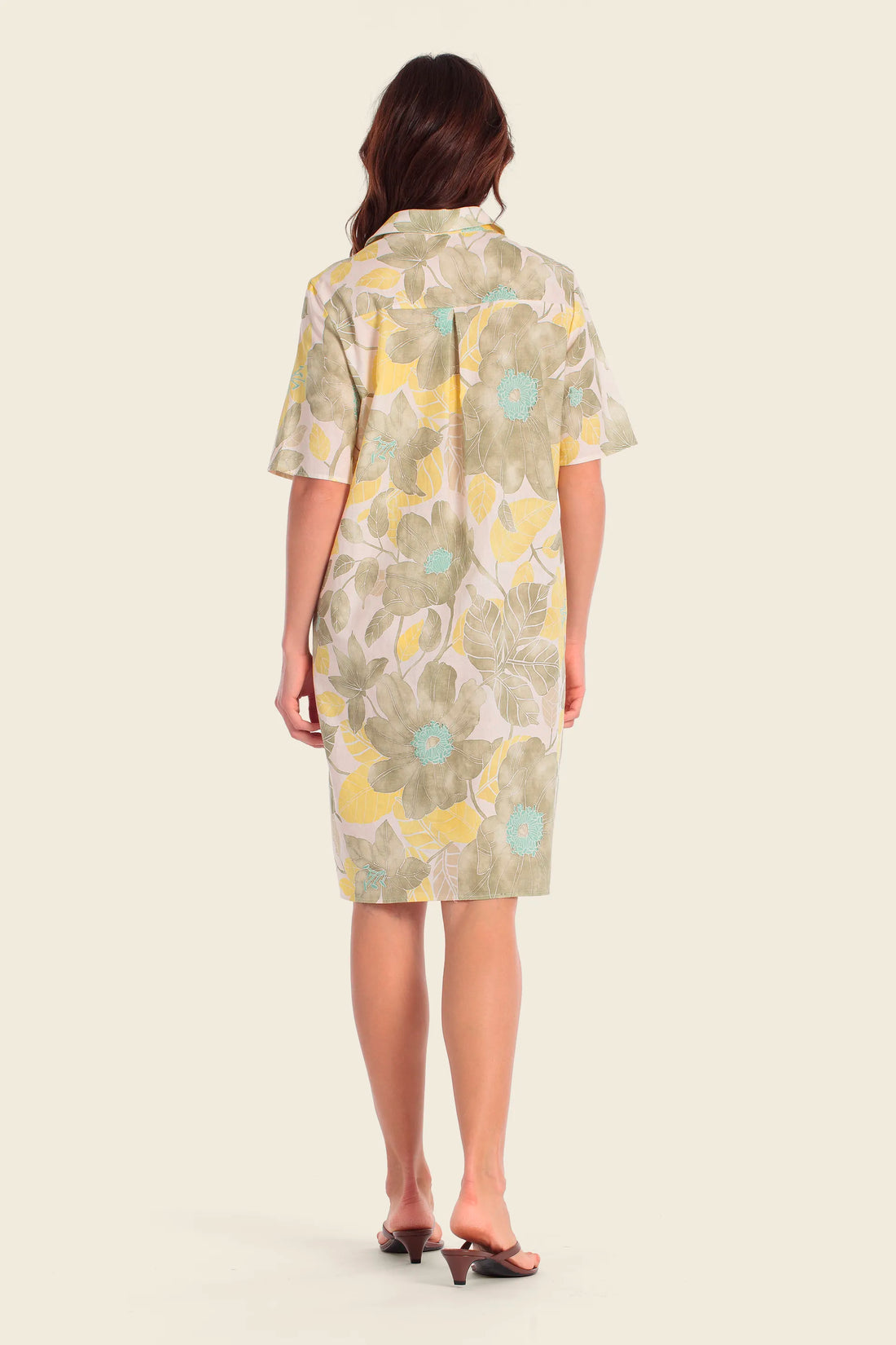 Gerry Weber Blossom Print 0 Shirt Style Printed Dress SKU: N68649_622 Image 02
