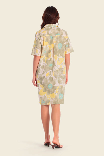 Gerry Weber Blossom Print 0 Shirt Style Printed Dress SKU: N68649_622 Image 02