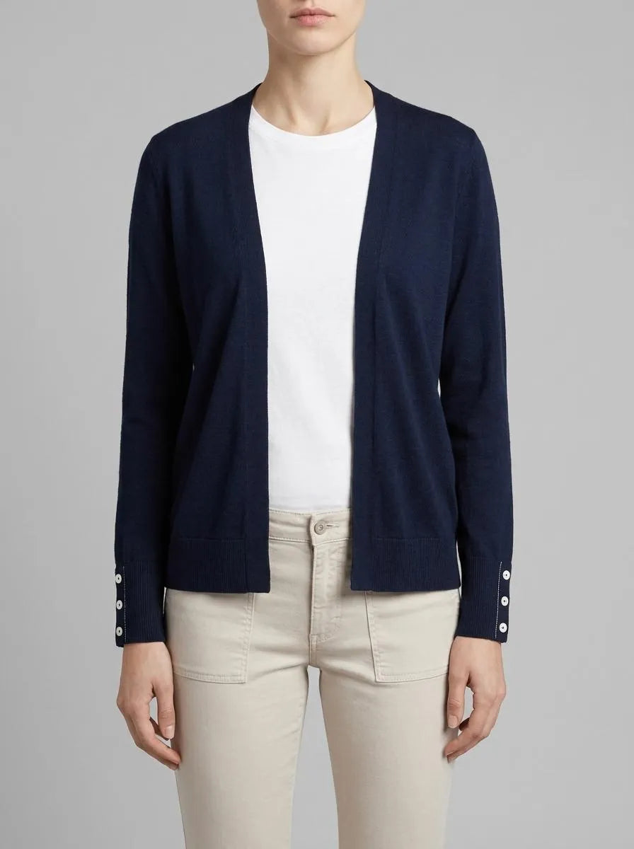 Gerry Weber Blue Navy Women Knitted Jacket SKU: N68770_104 Image 00