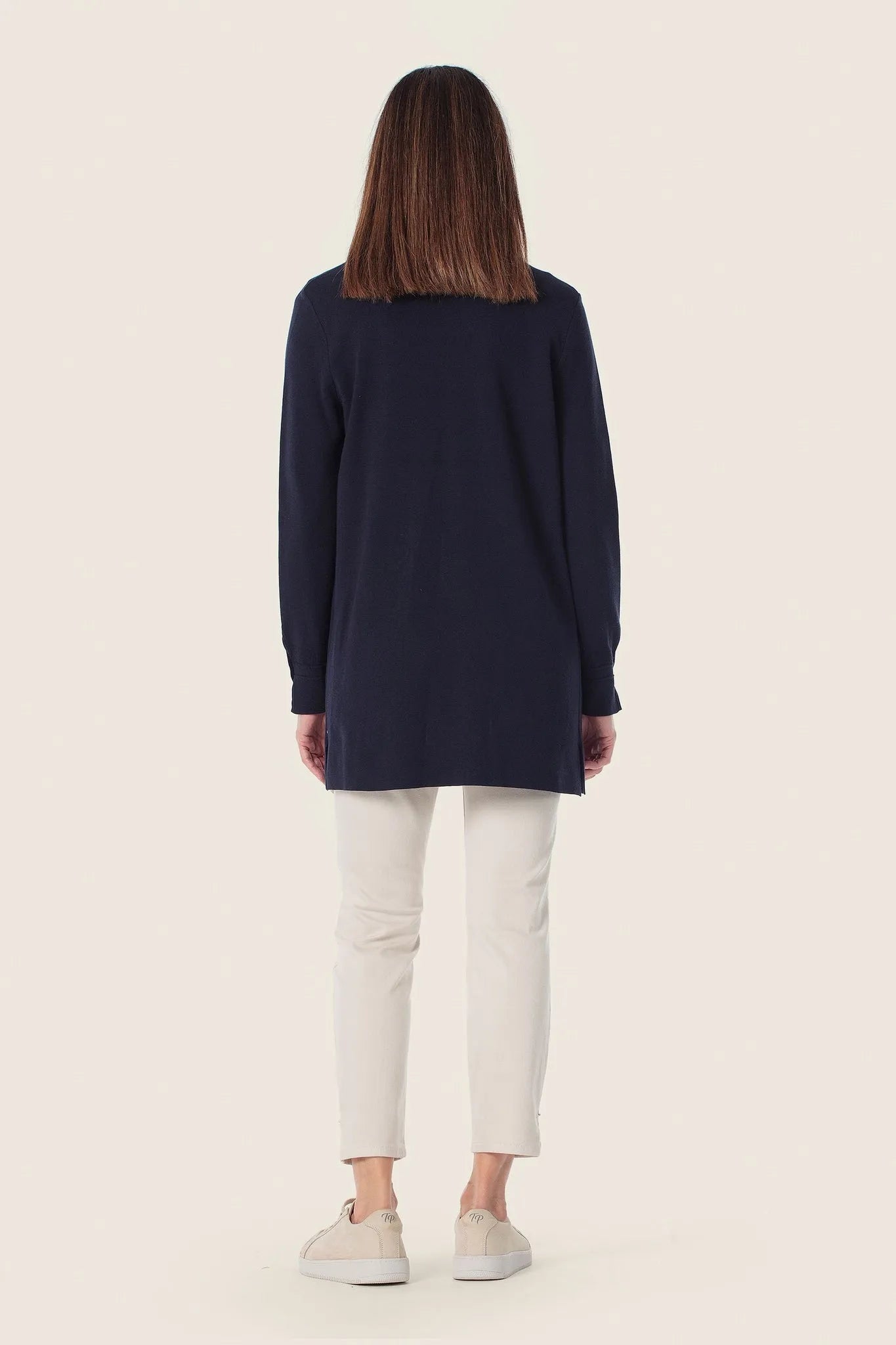 Gerry Weber Blue Navy Women Knitted Jacket SKU: N68770_104 Image 02