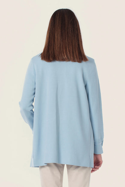Gerry Weber Blue Sky 0 Blue Knitted Cardigan SKU: N68770_125 Image 02