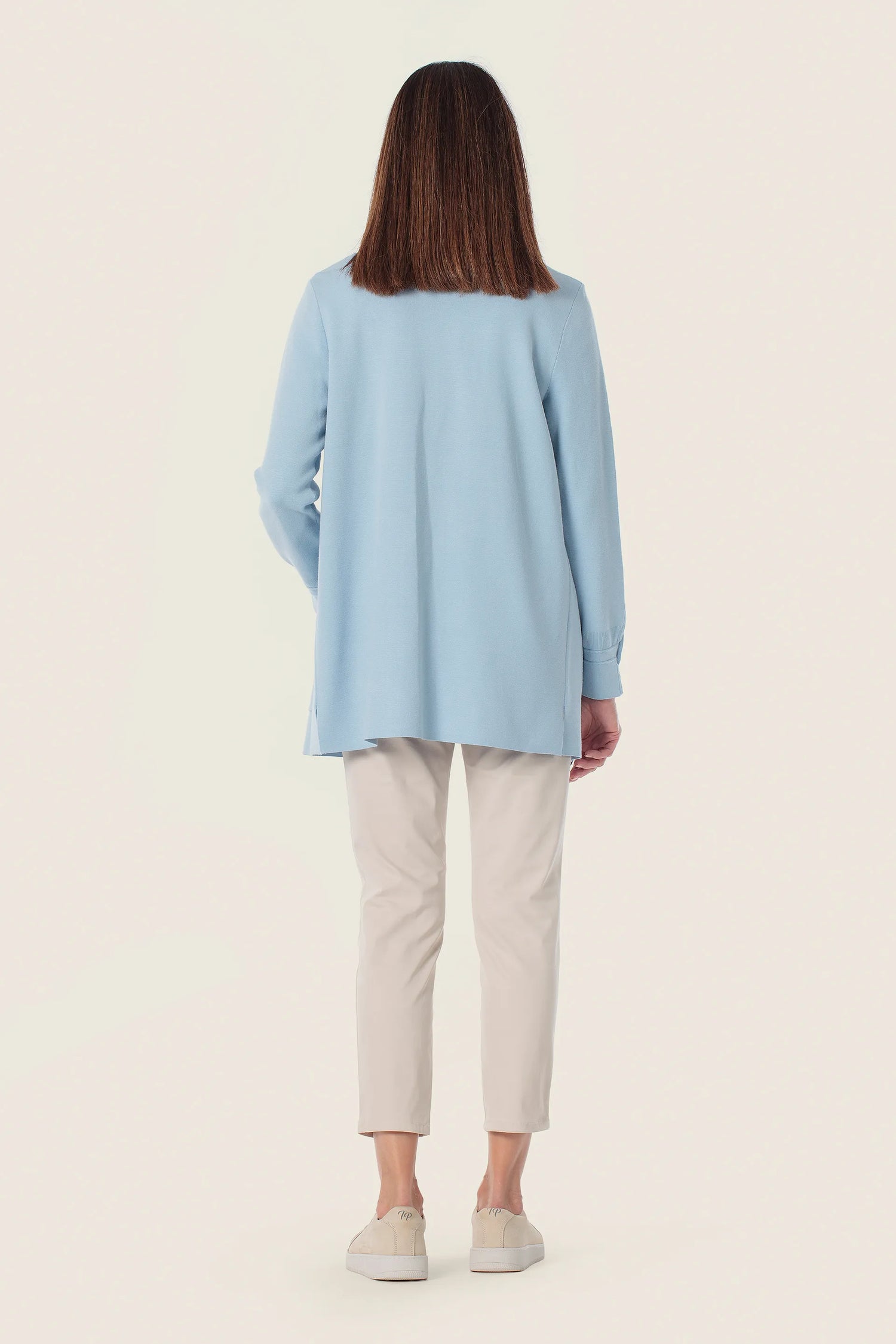 Gerry Weber Blue Sky 0 Blue Knitted Cardigan SKU: N68770_125 Image 04