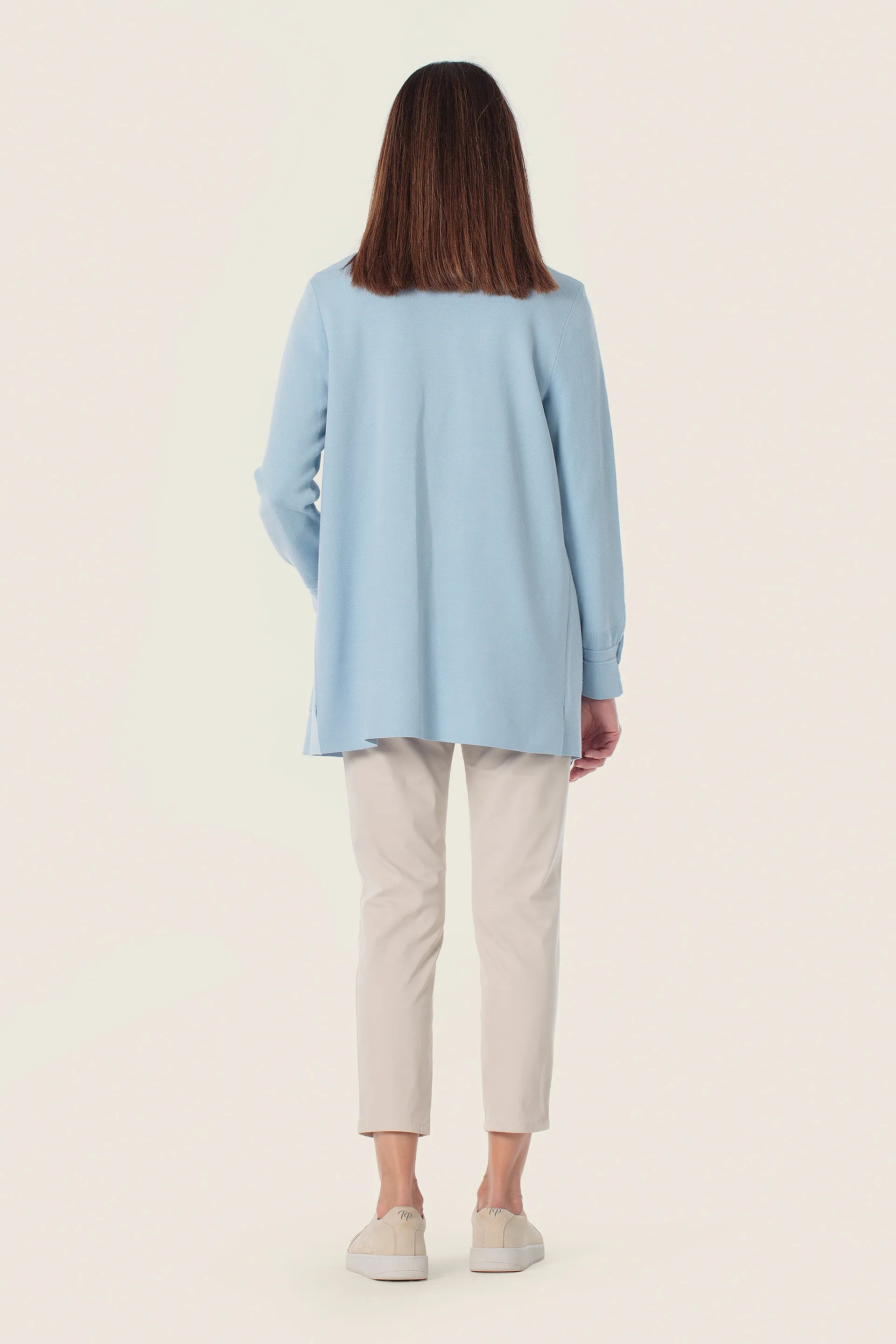 Gerry Weber Blue Sky 0 Blue Knitted Cardigan SKU: N68770_125 Image 04