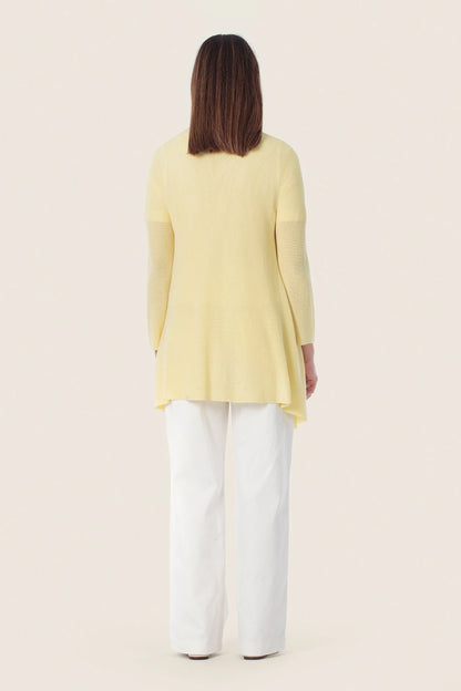 Gerry Weber Yellow Vanilla 0 Pink Knitted Cadigan SKU: N68780_209 Image 04