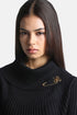 Luisa Spagnoli Oro Women Nannacara - Monogram Brooch in Gold-Tone Brass SKU: NANNACARA_0002 Image 02