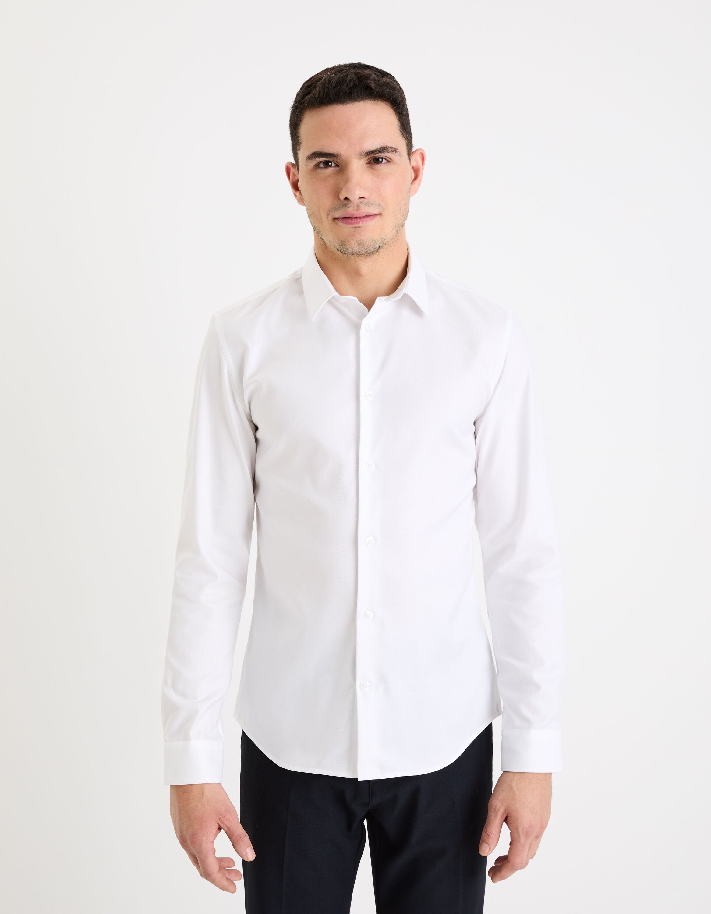 Slim Cotton Shirt Oxford_02