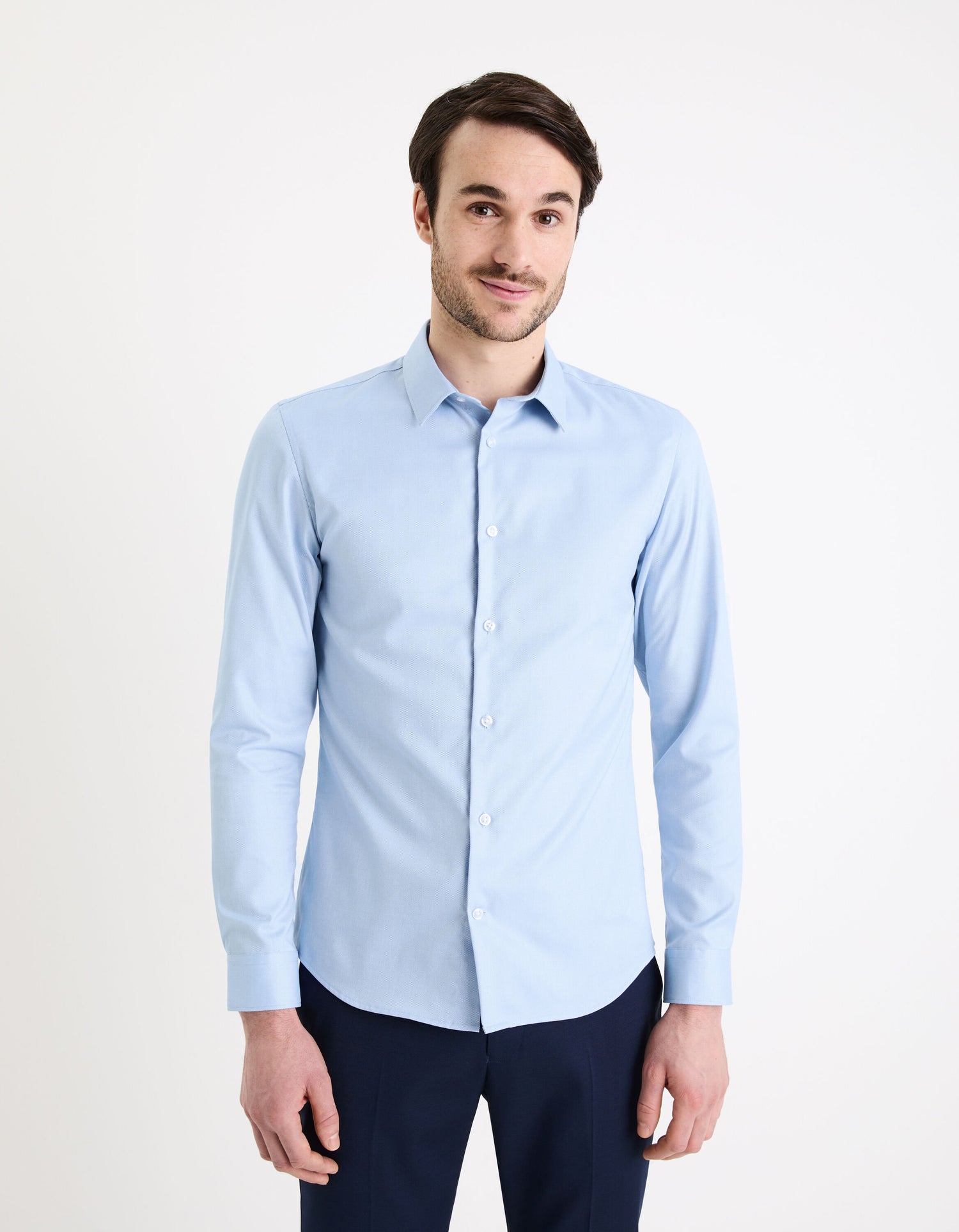 Slim Cotton Shirt Oxford_02