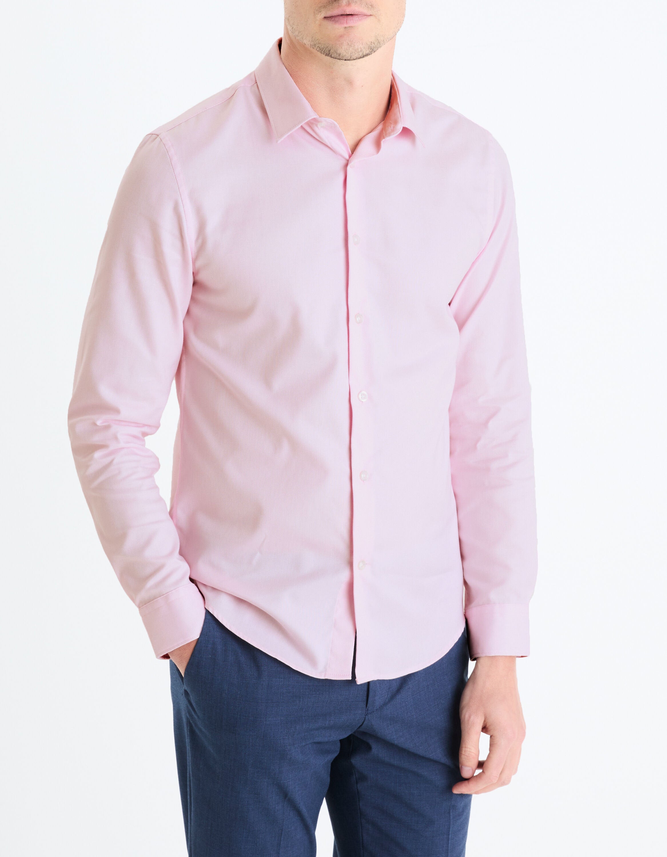 Slim Cotton Shirt Oxford_02