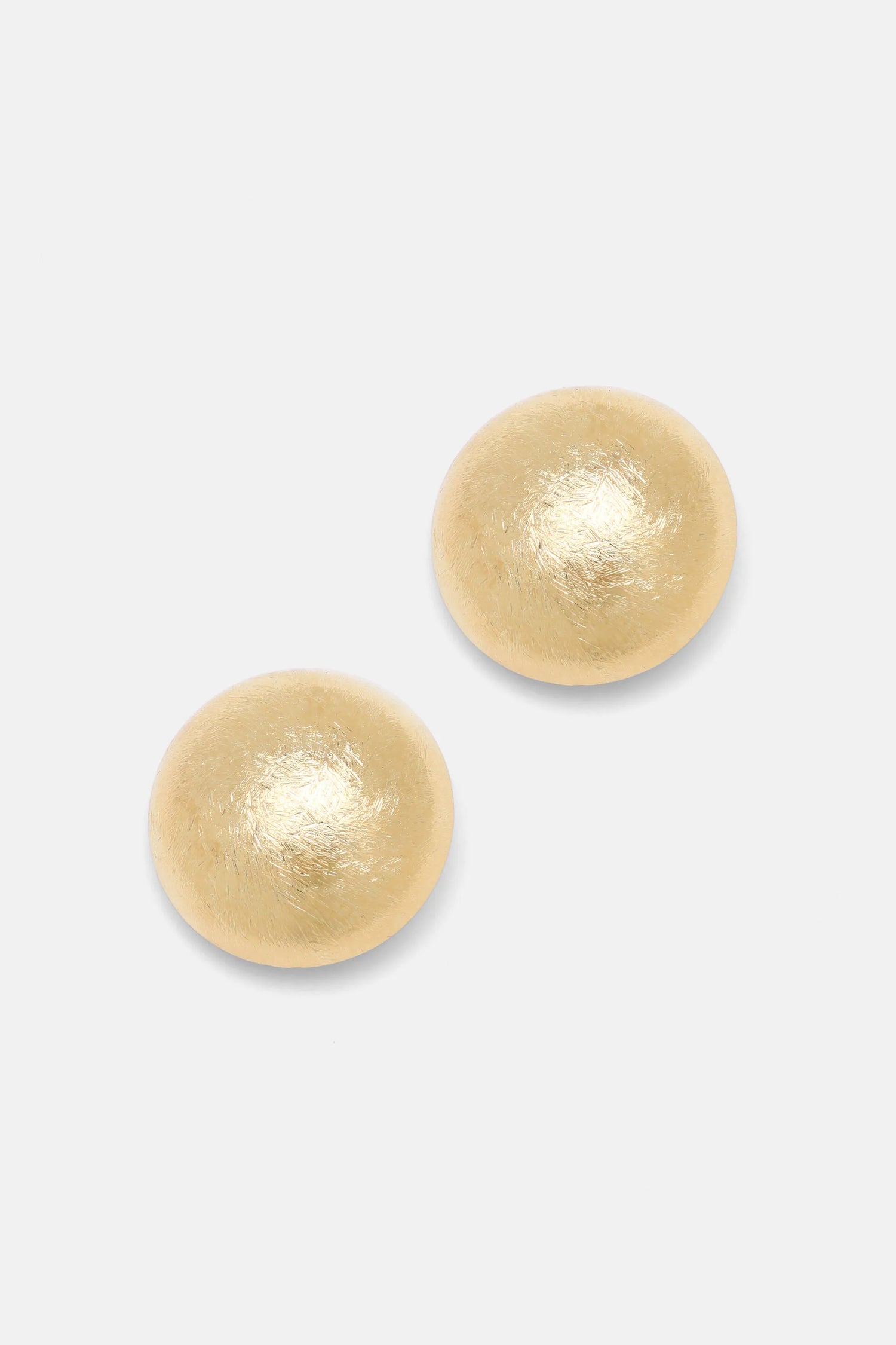 Luisa Spagnoli Oro Women Neanide - Maxi Satin-Finish Brass Earrings SKU: NEANIDE_0002 Image 01