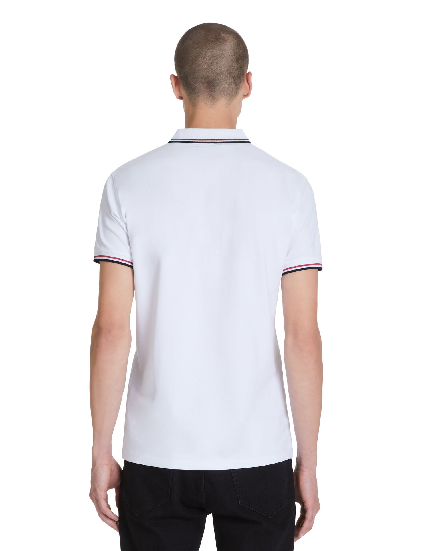 Stretch Cotton Slim Pique Polo Shirt_04