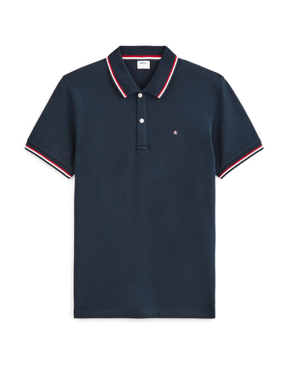 Stretch Cotton Slim Pique Polo Shirt_01