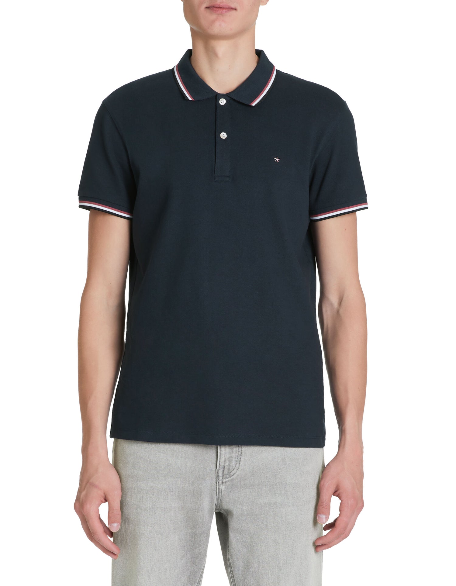 Stretch Cotton Slim Pique Polo Shirt_02