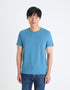Round-Neck Stretch Cotton T-Shirt_NEUNIR_BLEU DUR_01