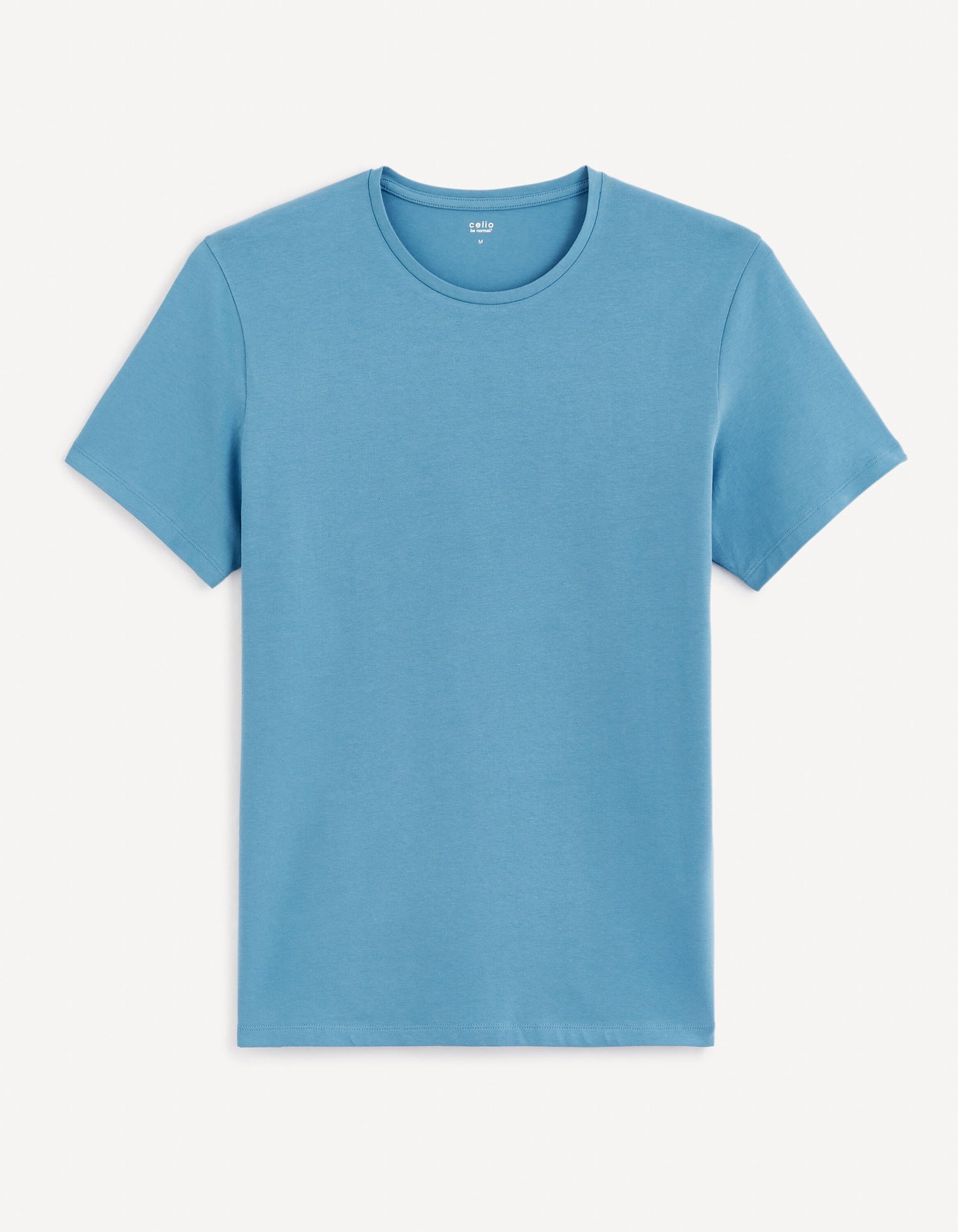 Slim-Neck Stretch Cotton T-Shirt_02