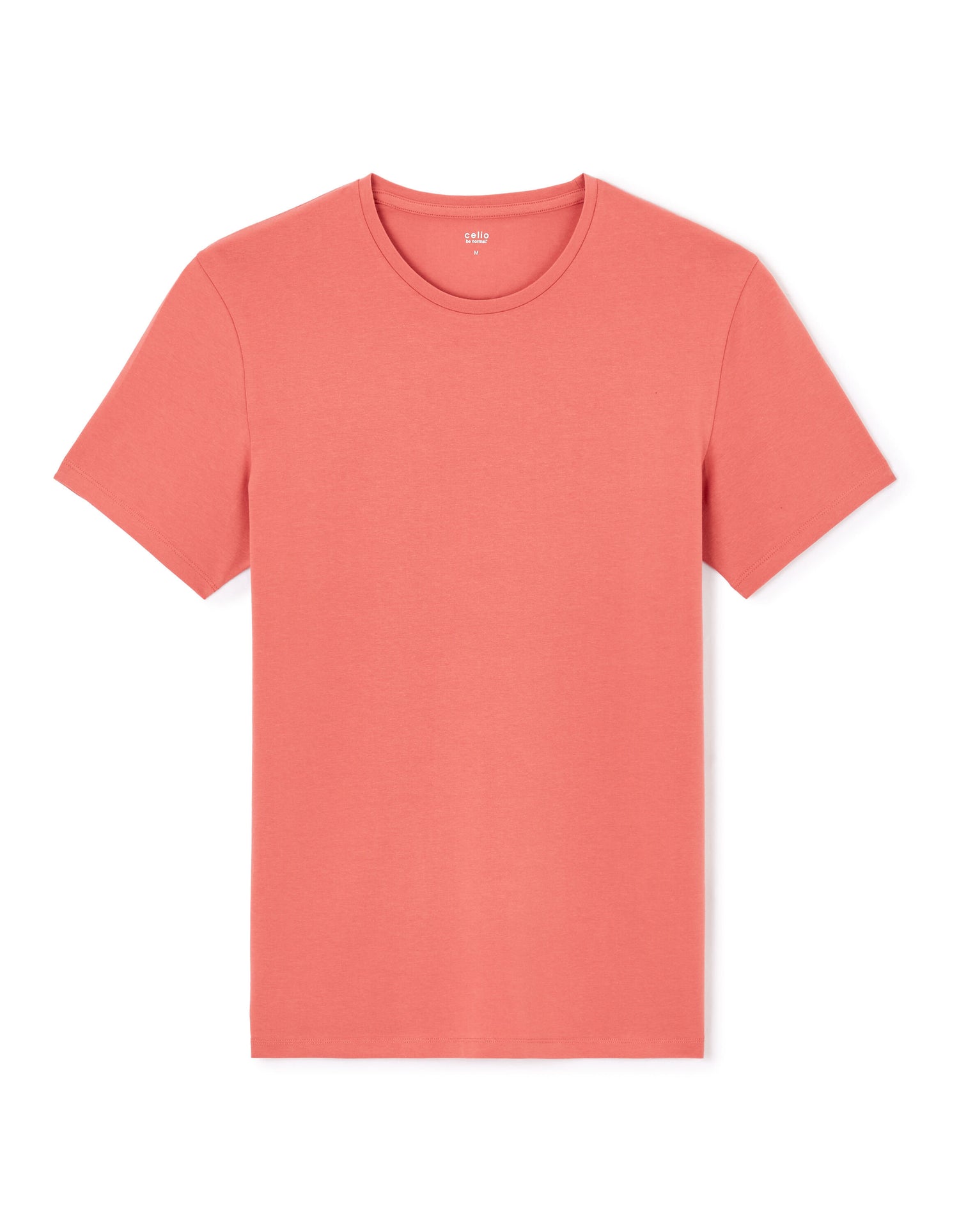 Slim-Neck Stretch Cotton T-Shirt_01